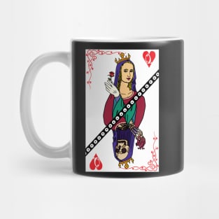 Queen of Hearts Black Mask Mug